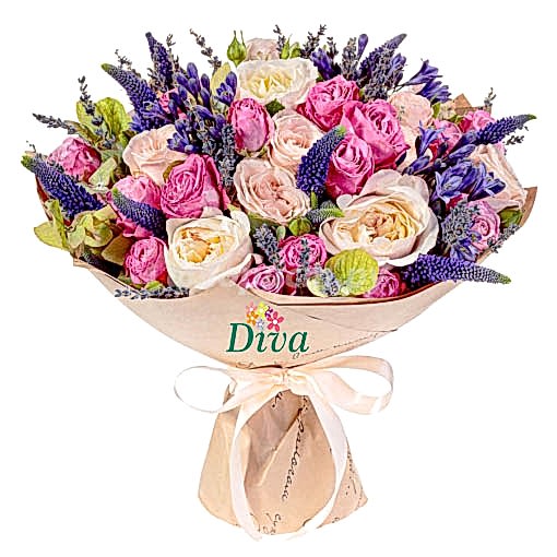 lila-pembe-buket